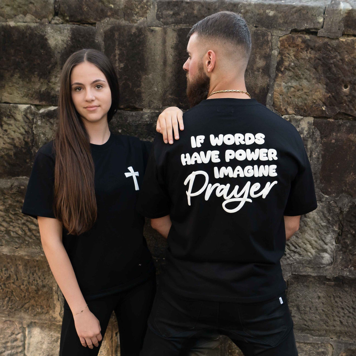 IMAGINE PRAYER - ADULT T-SHIRT