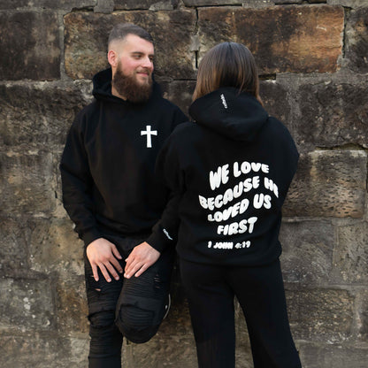 HE LOVED US FIRST - ADULT HOODIE