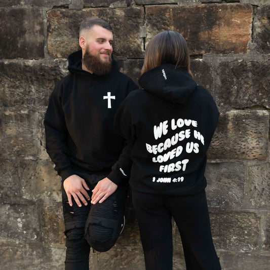 HE LOVED US FIRST - ADULT HOODIE
