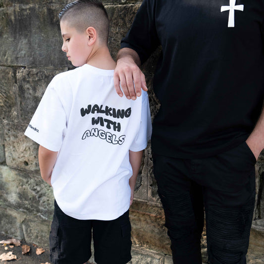 WALKING WITH ANGELS - KIDS T-SHIRT