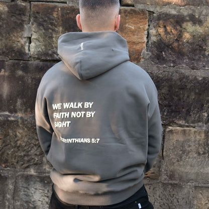 WE WALK BY FAITH - ADULT HOODIE